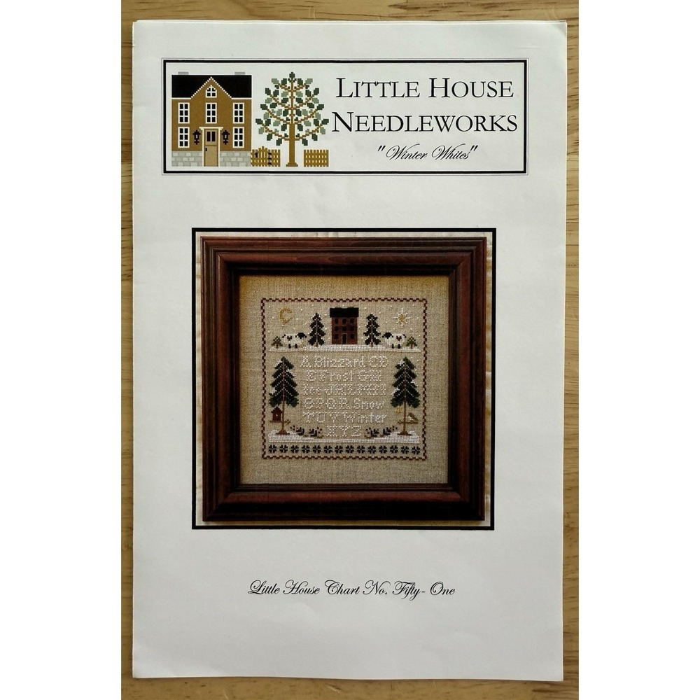Little House Needleworks Counted Cross Stitch Pattern ~ Winter‎ Whites
